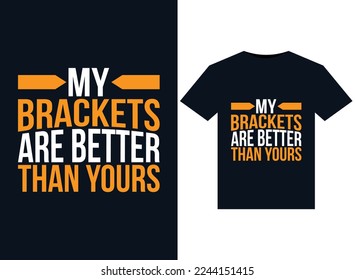 My bracket is better than your illustrations for print-ready T-Shirts design