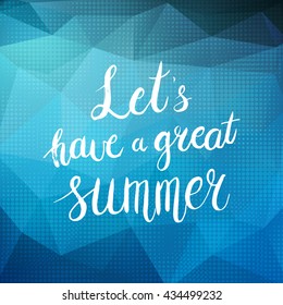 My cat thinks I'm awesom on chalkboard. Hand drawn inspirational quote about pet. Lettering design for posters, t-shirts, cards, invitations, stickers, banners, advertisement. Vector.