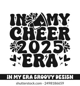 In my cheer 2025 era groovy retro, cheer family designs