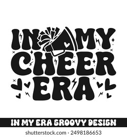 In my cheer era groovy retro, cheer family designs