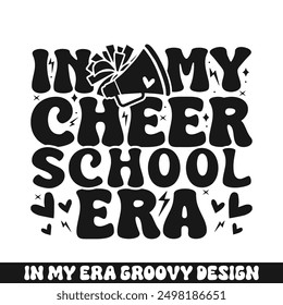 In my cheer school era groovy retro, cheer family designs