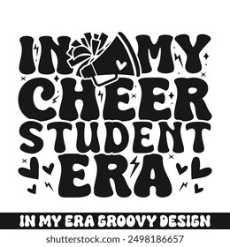 In my cheer student era groovy retro, cheer family designs