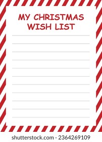 My christmas wishlist, simple design planner