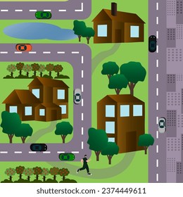Fondo de los mapas de la ciudad