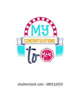 My congratulations to you. Banner, badge, for a blog or social networks, can be used as a print