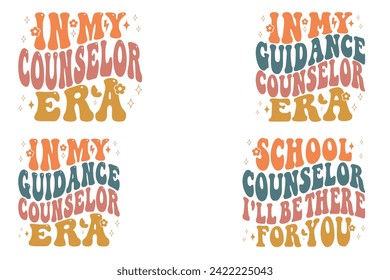 In My Counselor Era, In My Guidance Counselor Era, School Counselor I'll Be There for You retro T-shirt