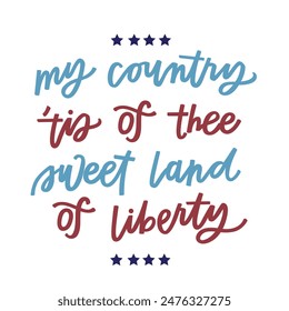 My Country 'Tis of Thee