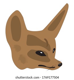 my creative fox vector line art avatar