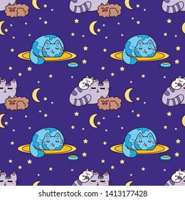 My Cute Cat seamless patterns