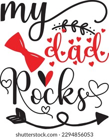 my dad rocks svg, Dad svg design ,Father's day svg design