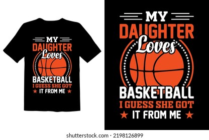 My Daughter Loves Basketball I Guess She Got It From Me