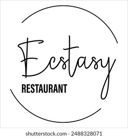 Logotipos de restaurante y bar diseñados por My