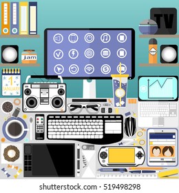 my desktop, business, office