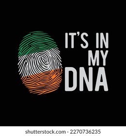 Es ist in meinem DNA-Ireland-Flag Irish Gift lustiges T-Shirt-Design