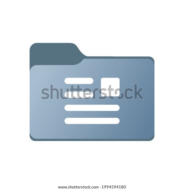 My Documents Icon User Files Folder Stock Vector (Royalty Free ...