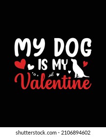 Mein Hund ist mein Valentinstag-Shirt