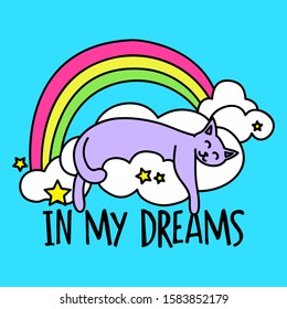 My Dreams Slogan Print Vector Stock Vector (Royalty Free) 1583852179 ...