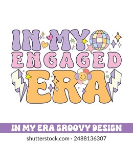 In my engaged era groovy retro designs