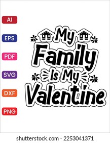 MEINE FAMILIE IST MEIN VALENTINE