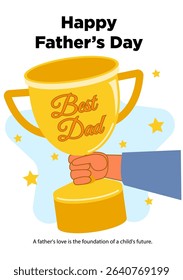 My father is a hero, happy father's day