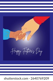 My father is a hero, happy father's day