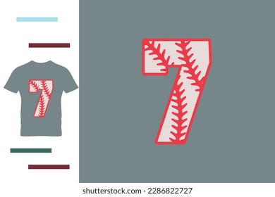My favorite baseball number is seven