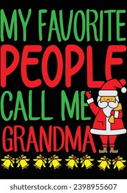 My Favorite Call Me Grandma eps cut file for cutting machine