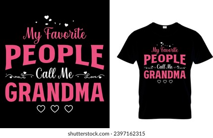 My Favorite People Call Me Grandpa T-Shirt