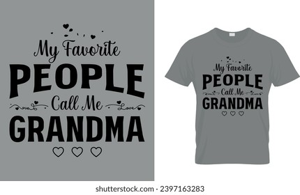 My Favorite People Call Me Grandpa T-Shirt