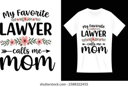 My Favorite People Call Me Mom Shirts Women Mama T-Shirt Mom Graphic Tees Casual Mothers Gift Tops