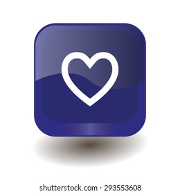 My Favorites icon on dark blue button