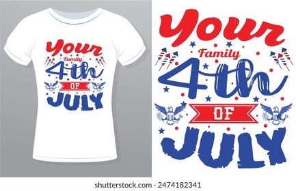 My first 4th of July or your family's 4th of July or home of the free because of the brave Roylrti free vector Design