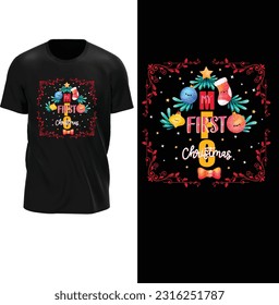 My first Christmas t shirt design