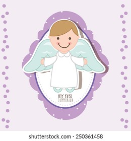 my first communion design, vector illustration eps10 graphic 