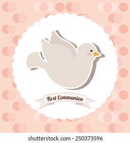 my first communion design, vector illustration eps10 graphic 