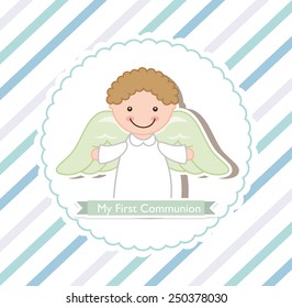 my first communion design, vector illustration eps10 graphic 