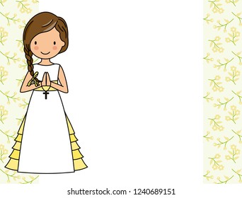 my first communion girl