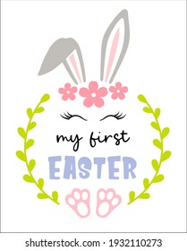 Baby S First Easter Quotes My First Easter Images, Stock Photos & Vectors | Shutterstock