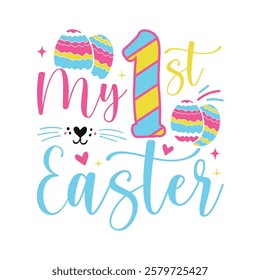 My first Easter saying design