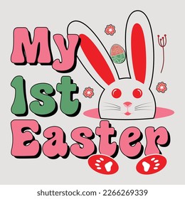 My First Easter, Sublimation, Easter, Happyeaster, Easter T-shirt, Easterquotes, Easterbunny, Sublimation Design, Eastersublimation, T-shirt, Easter Sunday, Happy Easterday,