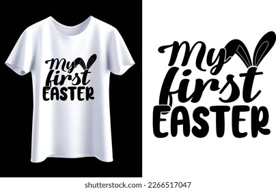 my first Easter t-shirt design template