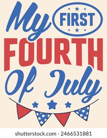 My first fourth of July Graphic Design