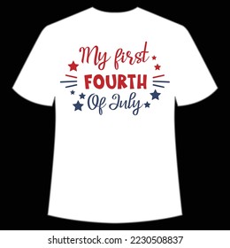My first fourth of july Happy Halloween shirt print template, Pumpkin Fall Witches Halloween Costume shirt design