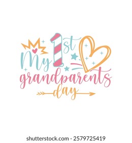 
My first Grandparents day saying design