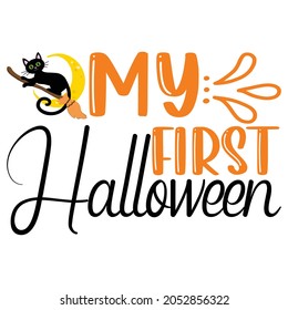 My First Halloween Design And Vector File
