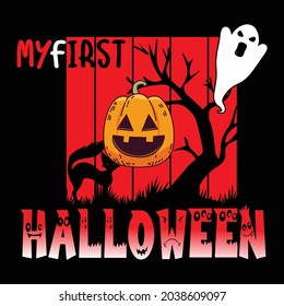 My first Halloween t shirt design
