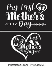 
My first Mother's Day t-shirt design bundle