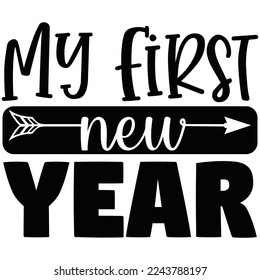 my first new year t shirt design