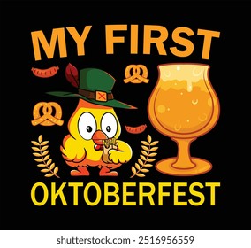 My First Oktoberfest T-Shirt Design