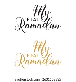 My first Ramadan kids or baby t shirt, body suit or onesie print